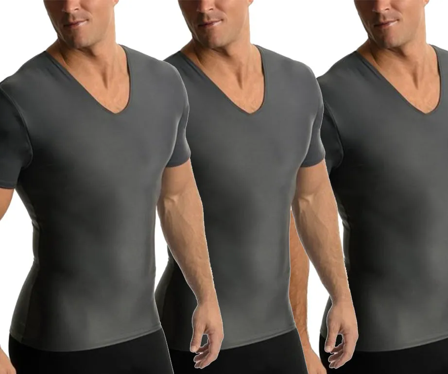 3-Pack Insta Slim Activewear Compression V-Necks VA0003