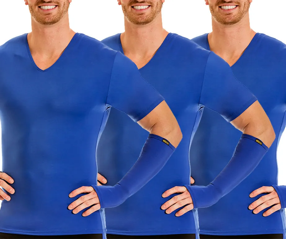 3-Pack Insta Slim Activewear Compression V-Necks VA0003