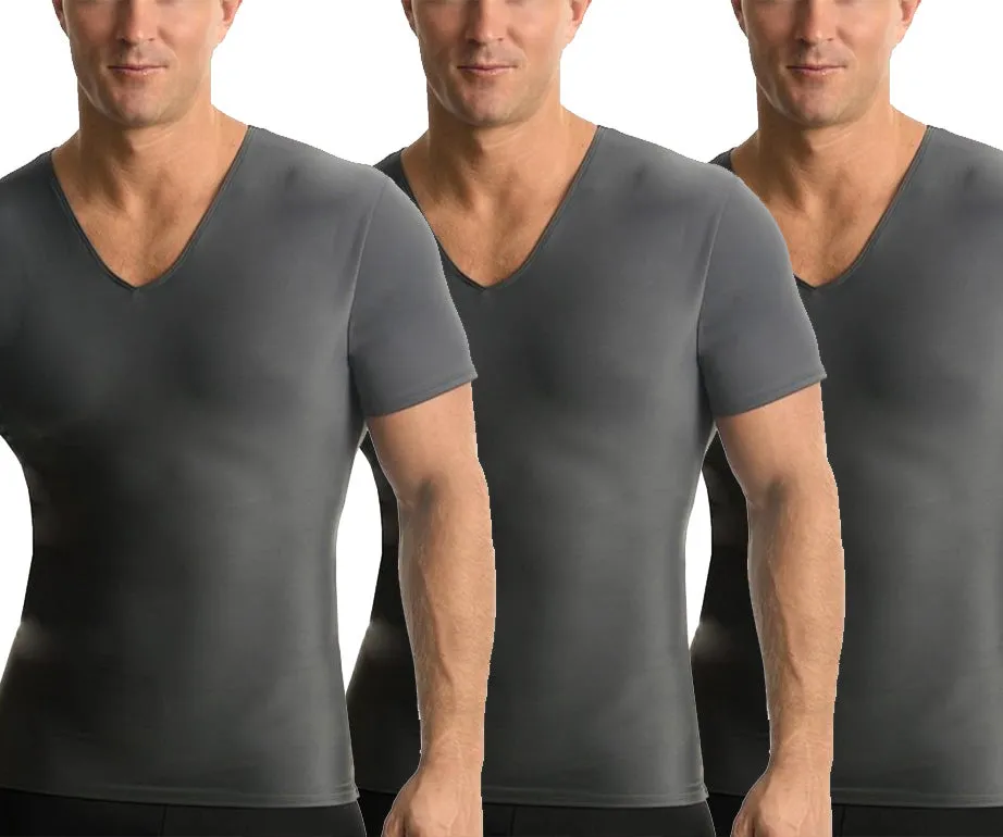 3-Pack Insta Slim Activewear Compression V-Necks VA0003