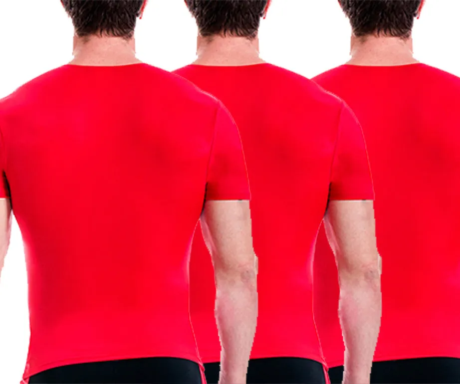 3-Pack Insta Slim Activewear Compression V-Necks VA0003