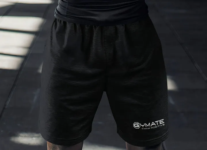 Activewear Sweat Wicking Mens Gym Shorts