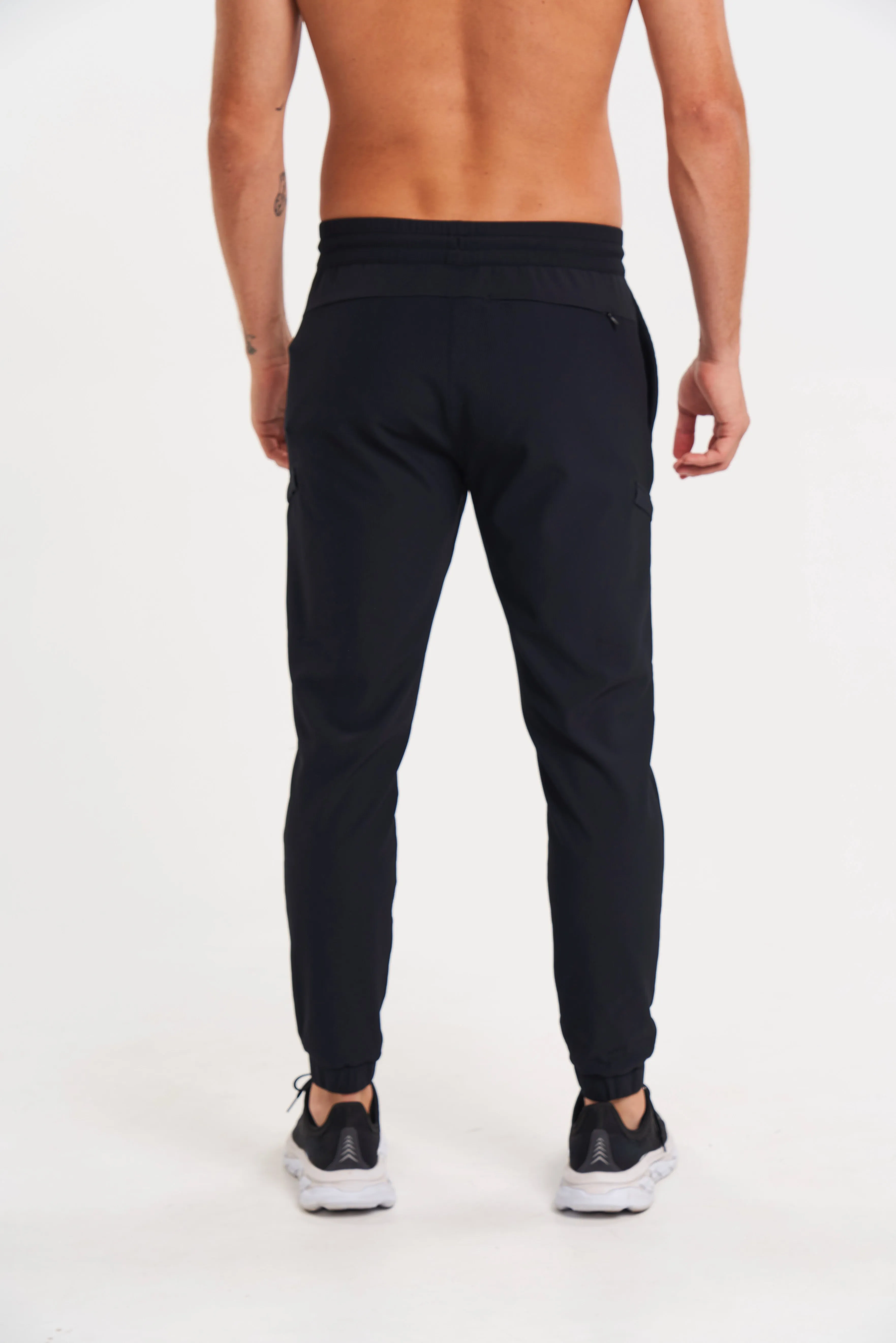 ALTRN Rib Cargo Jogger - Black