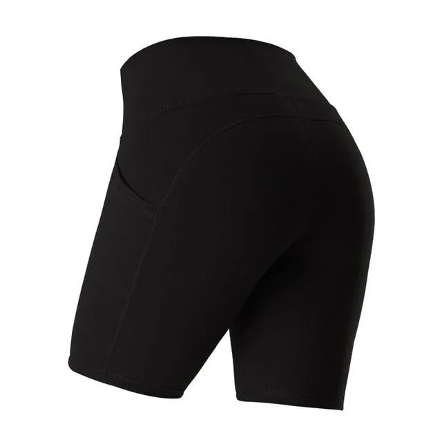 Beautiful New Summer Women Yoga Shorts - High Waist Seamless Hip Up Tight - Super Elastic Sport Shorts (BAP)(TBL)(F24)