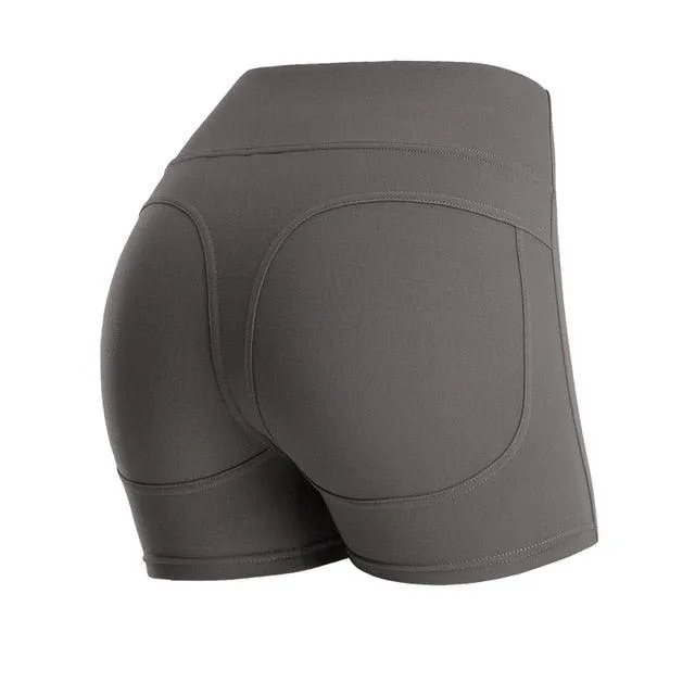 Beautiful New Summer Women Yoga Shorts - High Waist Seamless Hip Up Tight - Super Elastic Sport Shorts (BAP)(TBL)(F24)