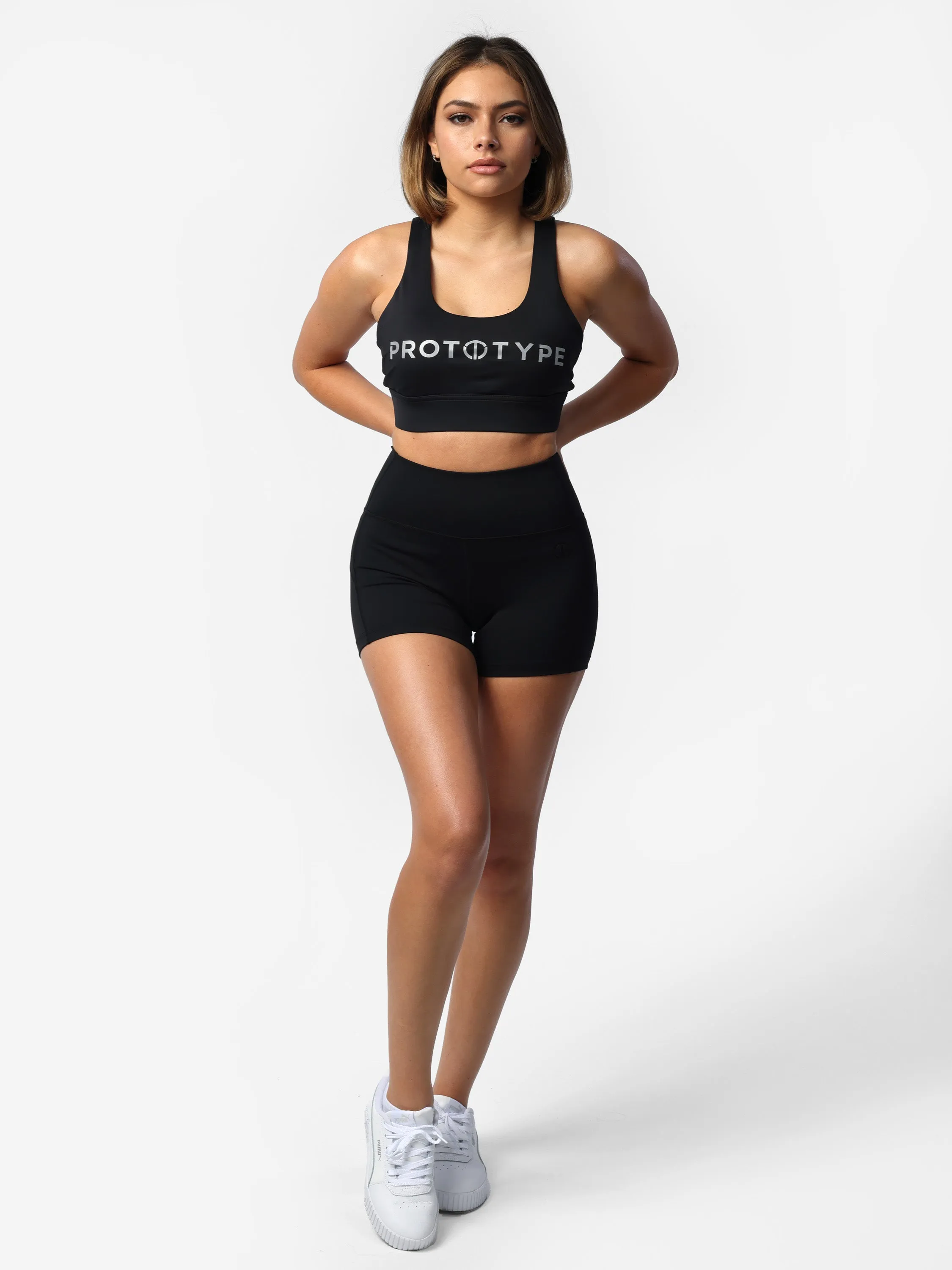 Black Activewear Shorts