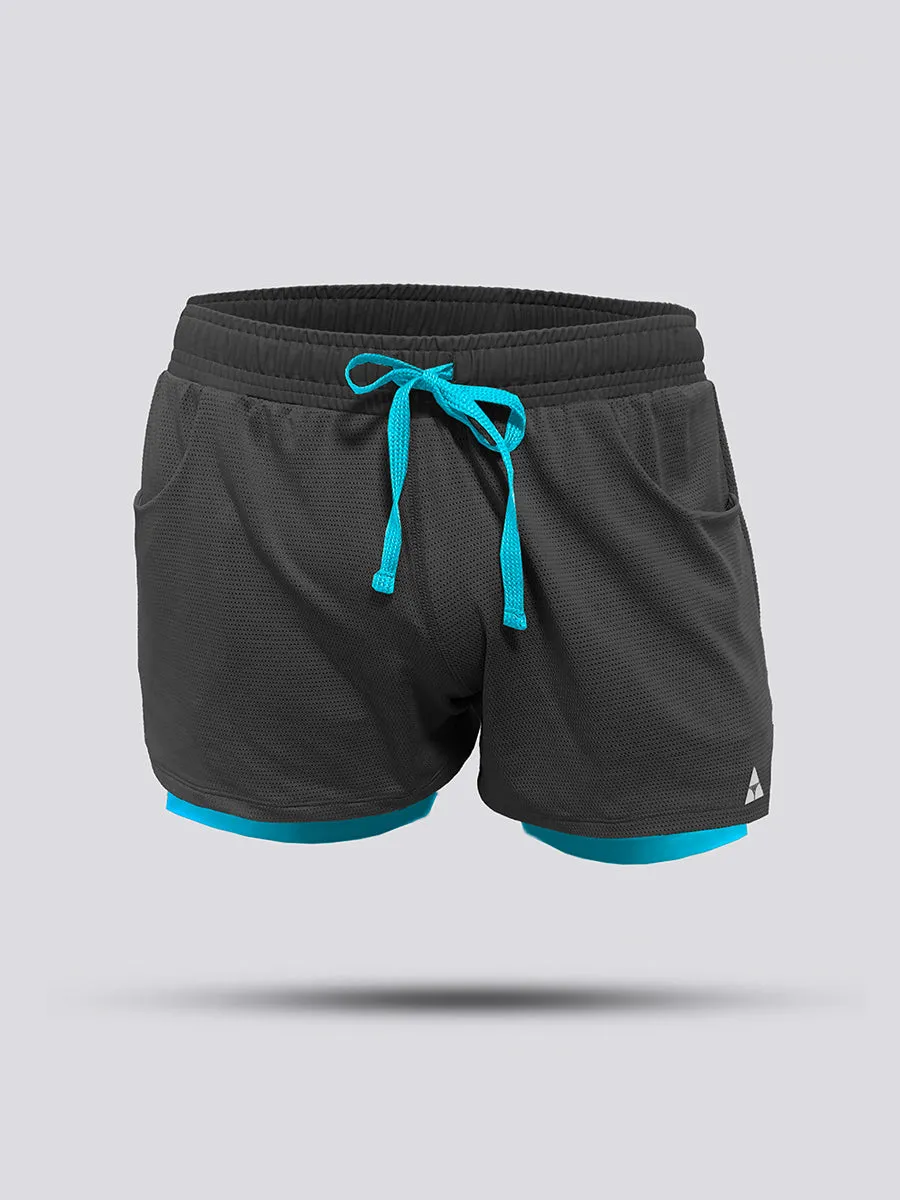 Body Force 2-in-1 Gym Shorts