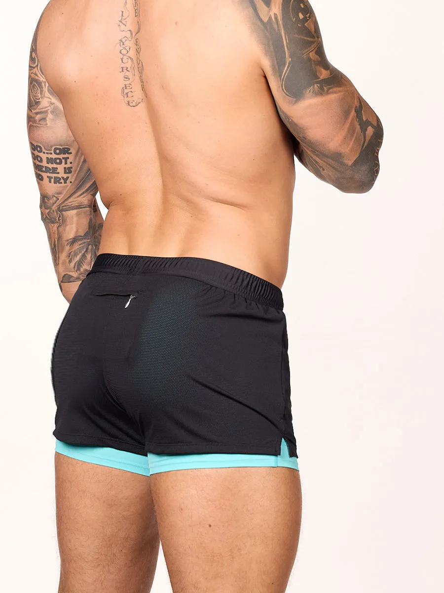 Body Force 2-in-1 Gym Shorts