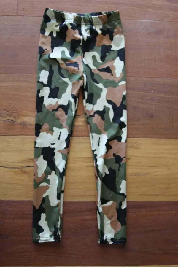 Camo Youth Leggings/Tights