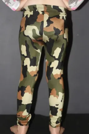 Camo Youth Leggings/Tights