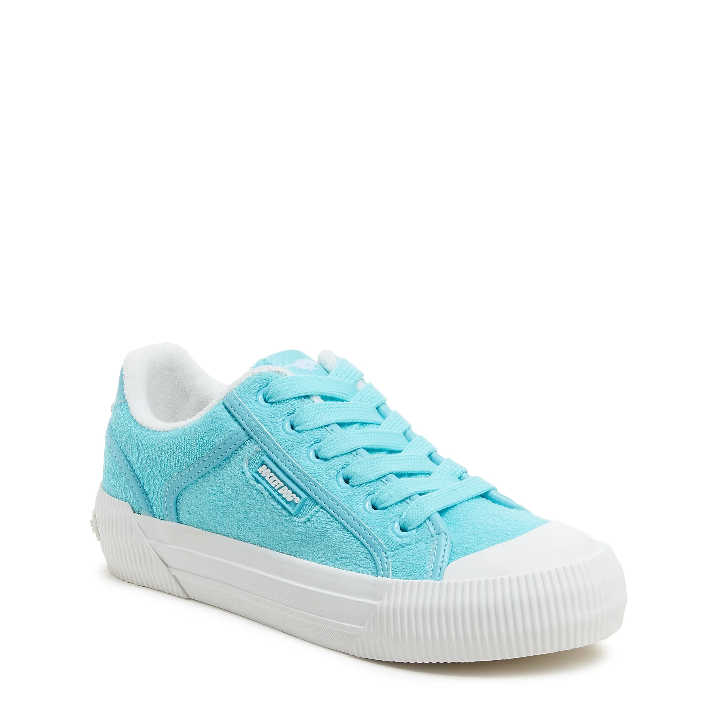 Cheery Turquoise Terry Trainers