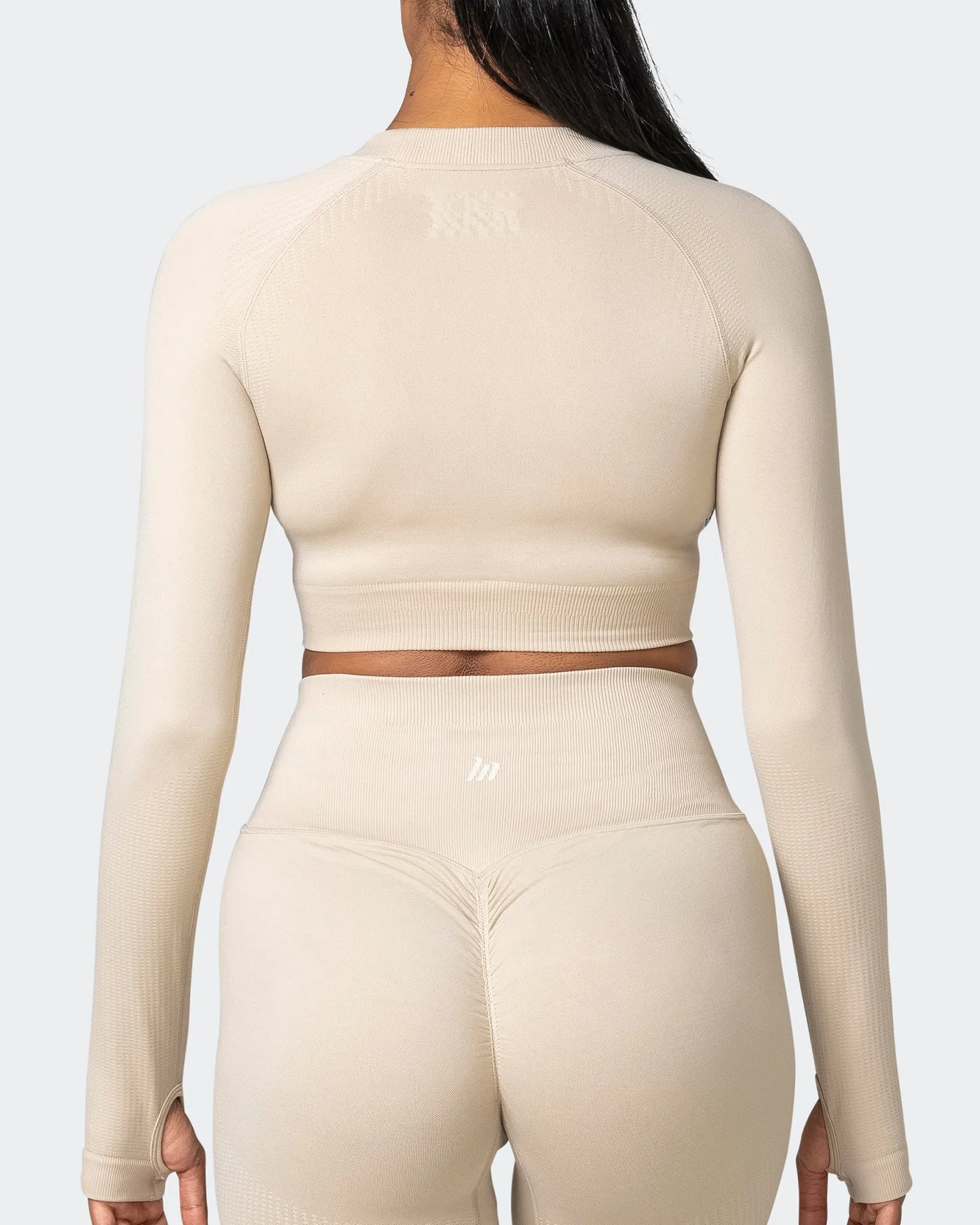 Classic Seamless Long Sleeve Top - Bone