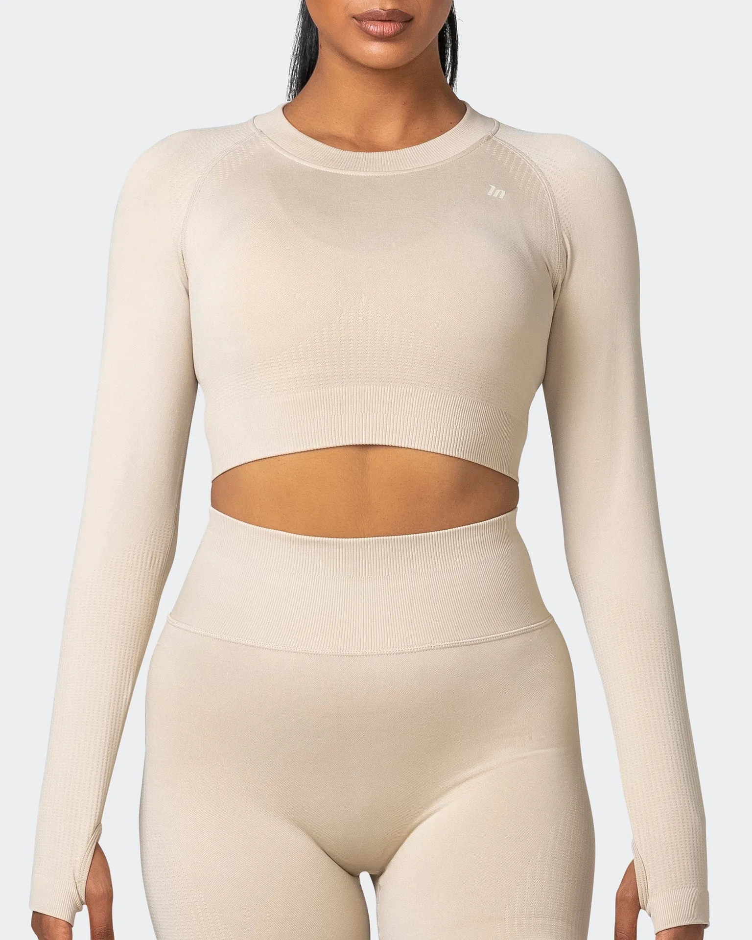 Classic Seamless Long Sleeve Top - Bone