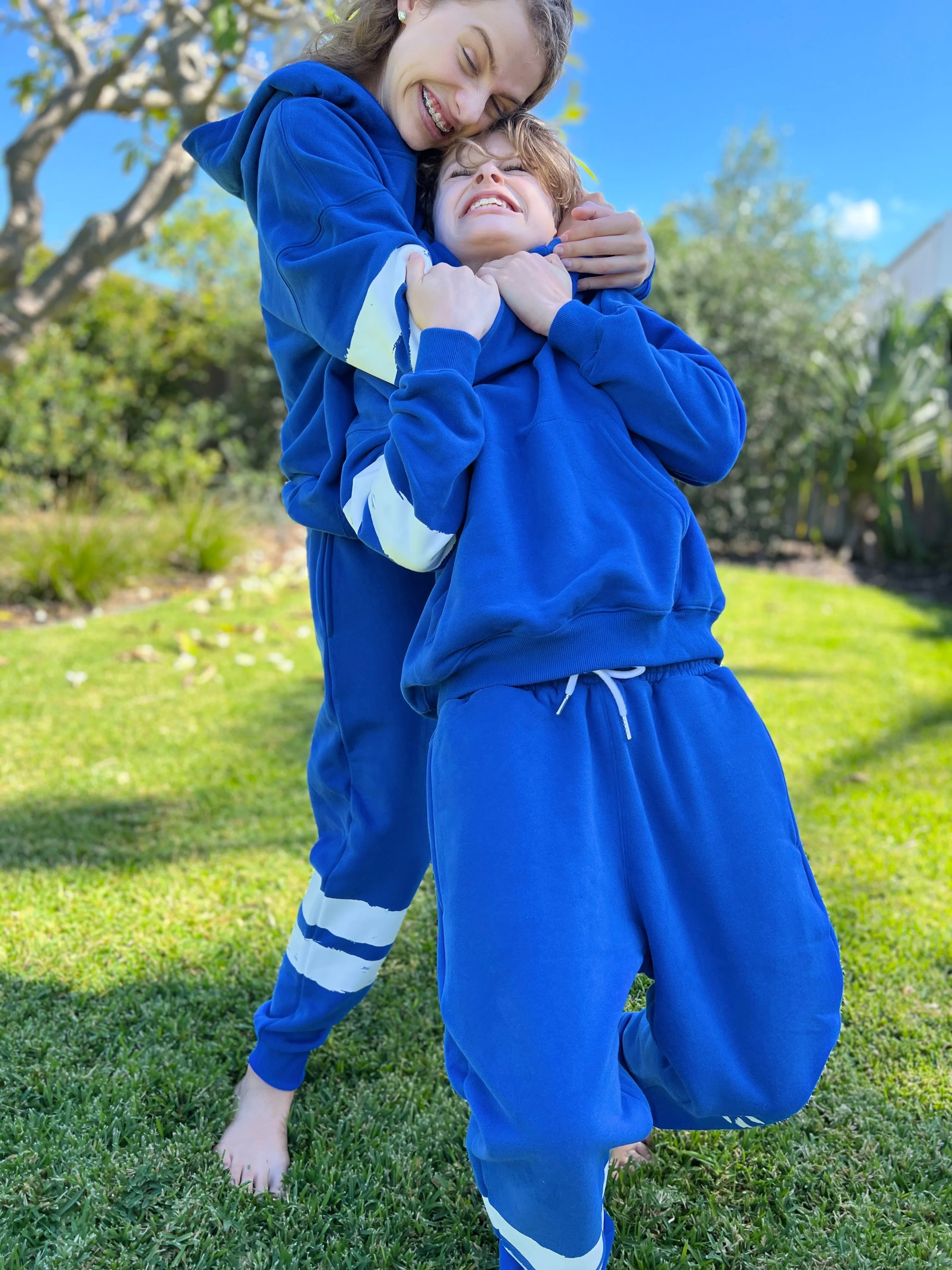 CMK Boys Fleece Trackpants - Blue