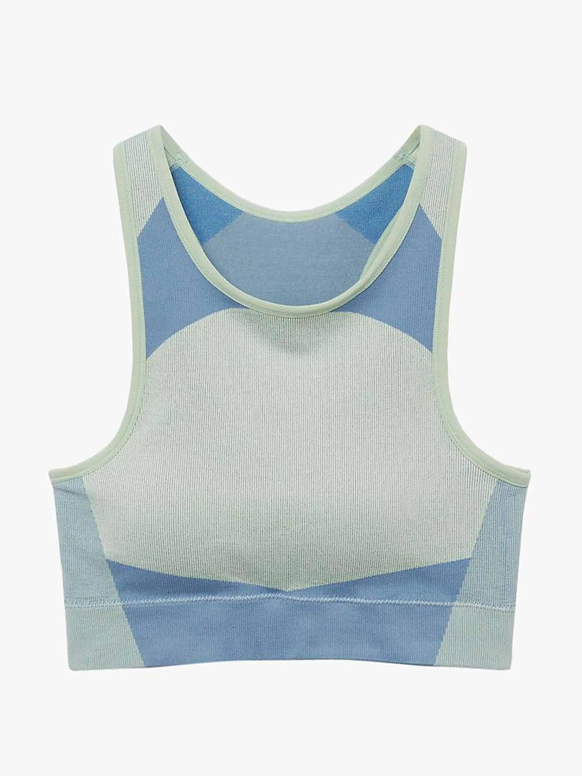 Colour block sports bra