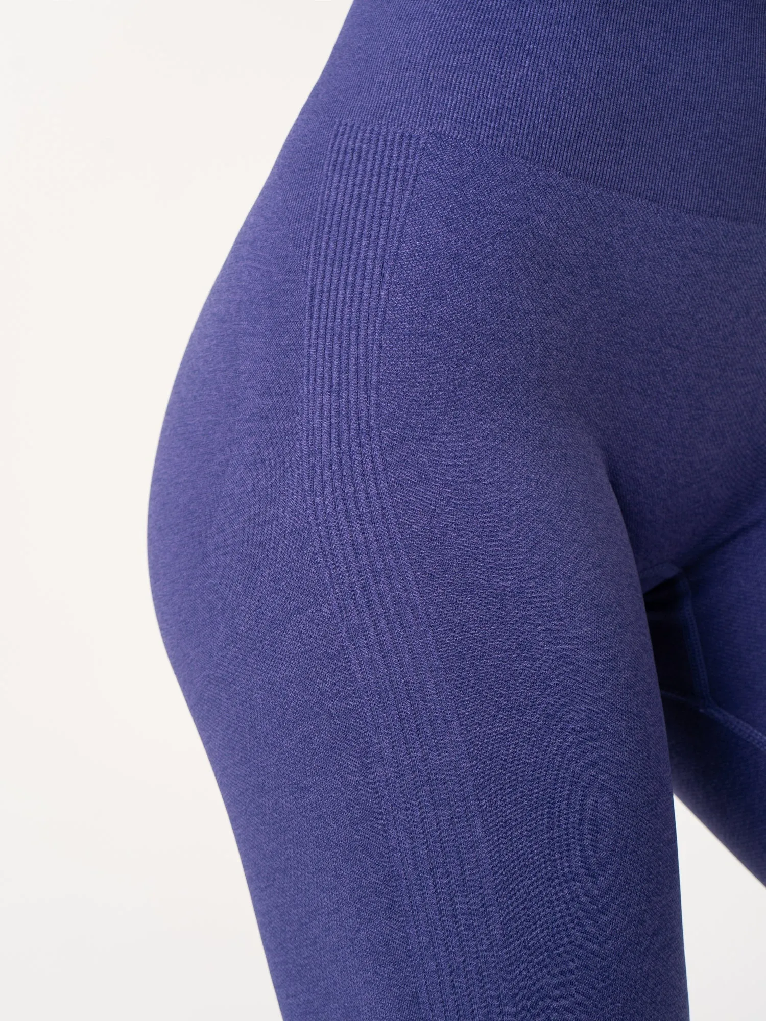 Contour Seamless Leggings - Indigo Marl