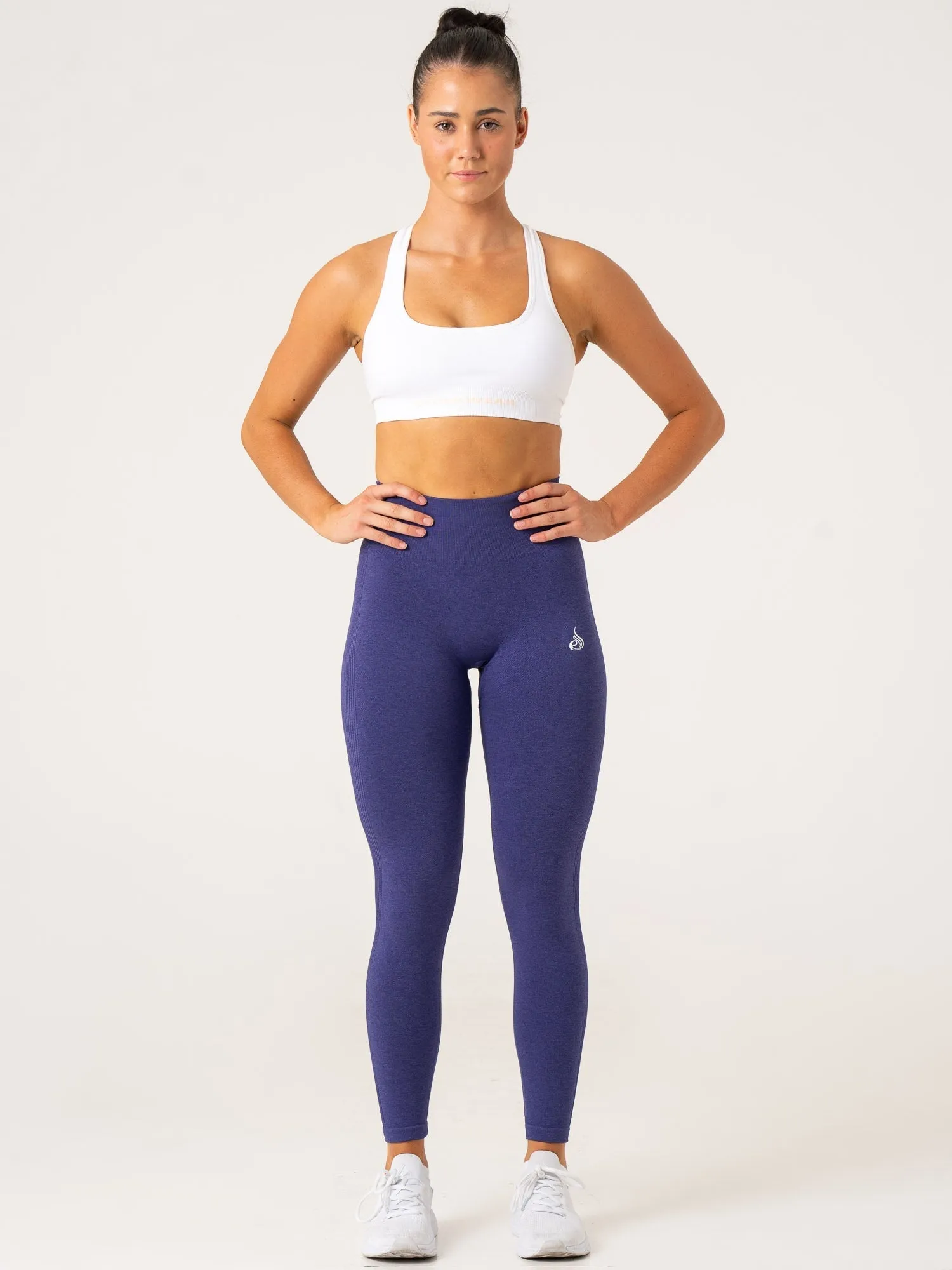 Contour Seamless Leggings - Indigo Marl