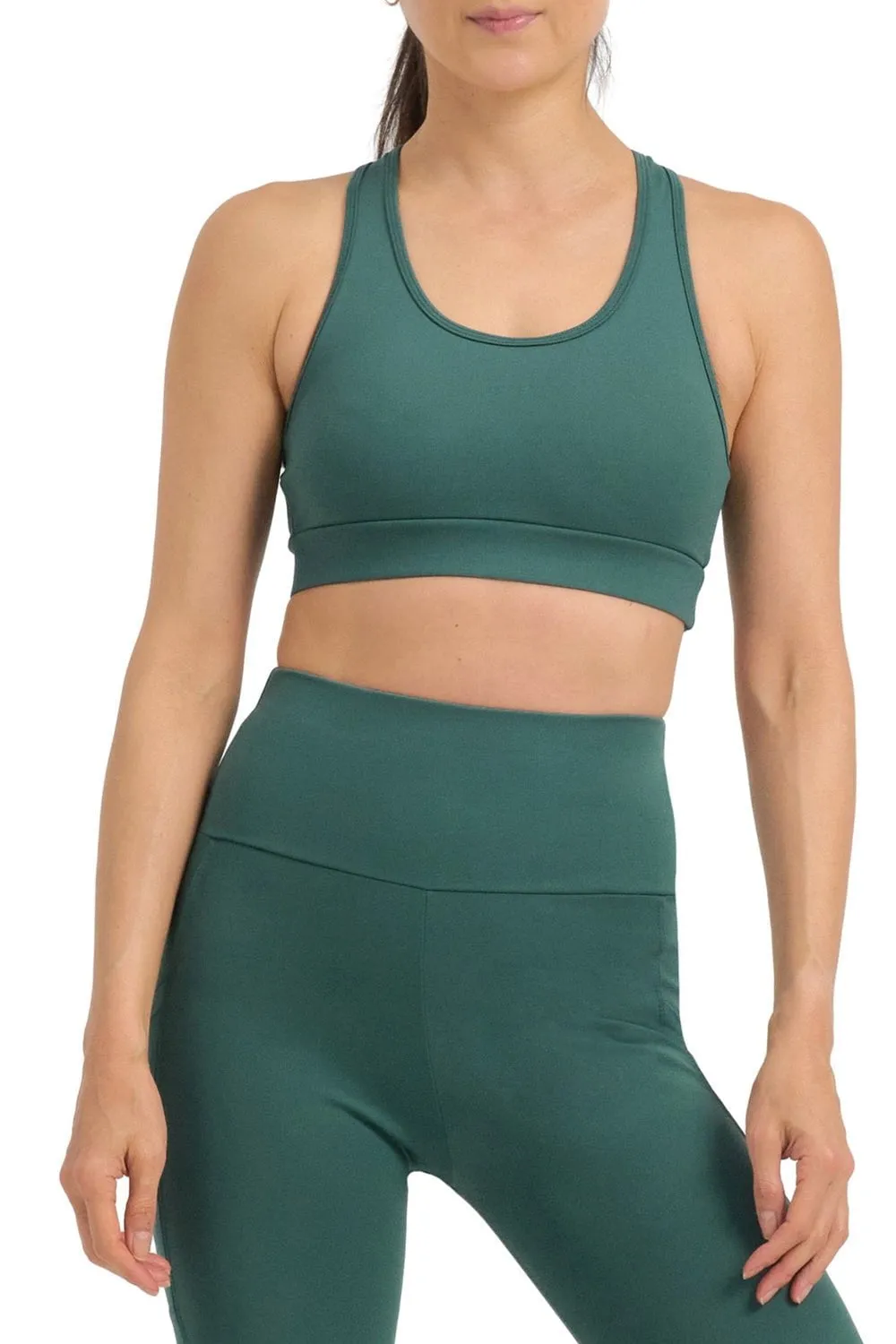 Druse Crop Top - Green