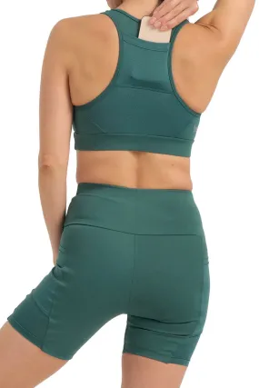 Druse Crop Top - Green