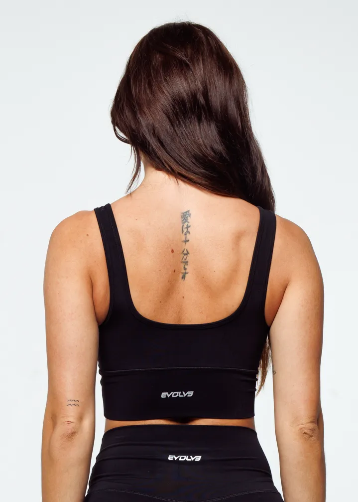 Essence Sports Bra - Black