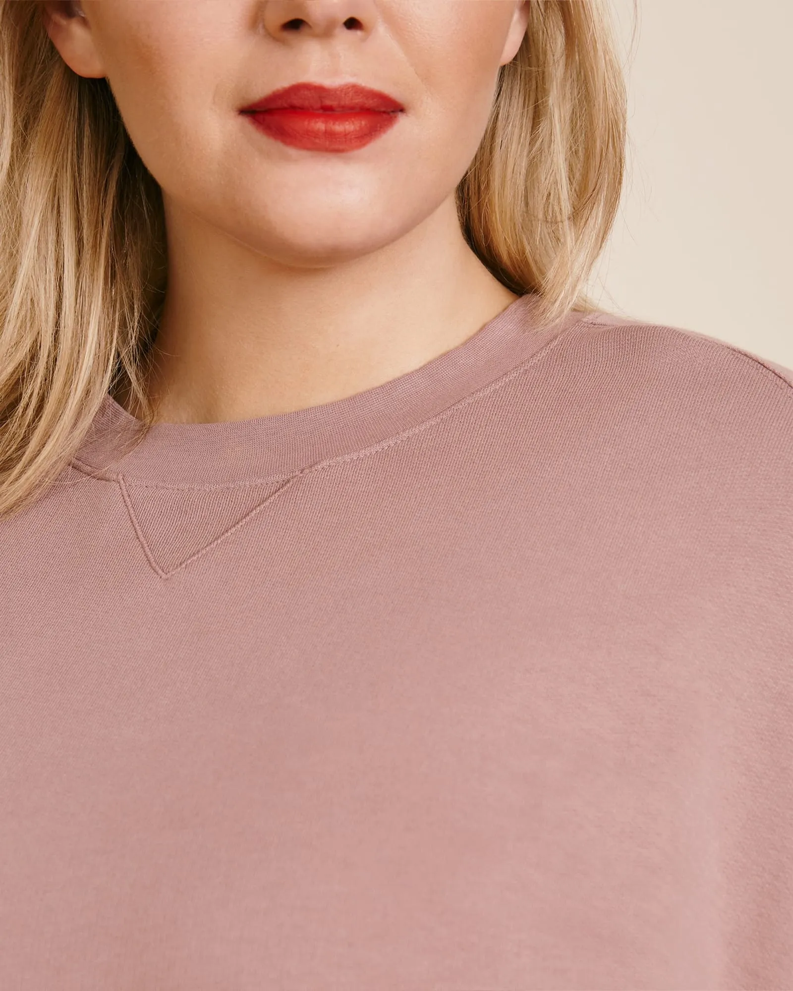 Essential Relaxed Pullover | PINK SHELL