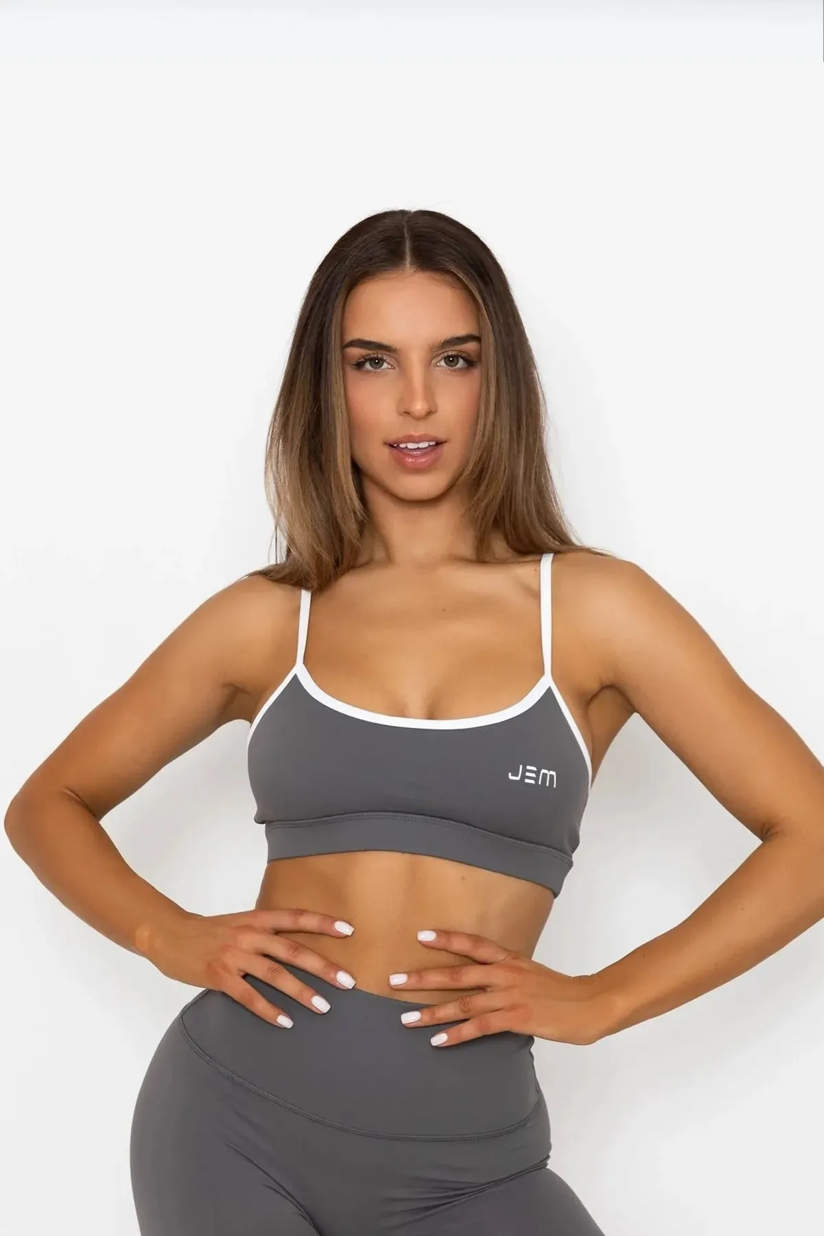 Essential Sports Bra - Charcoal