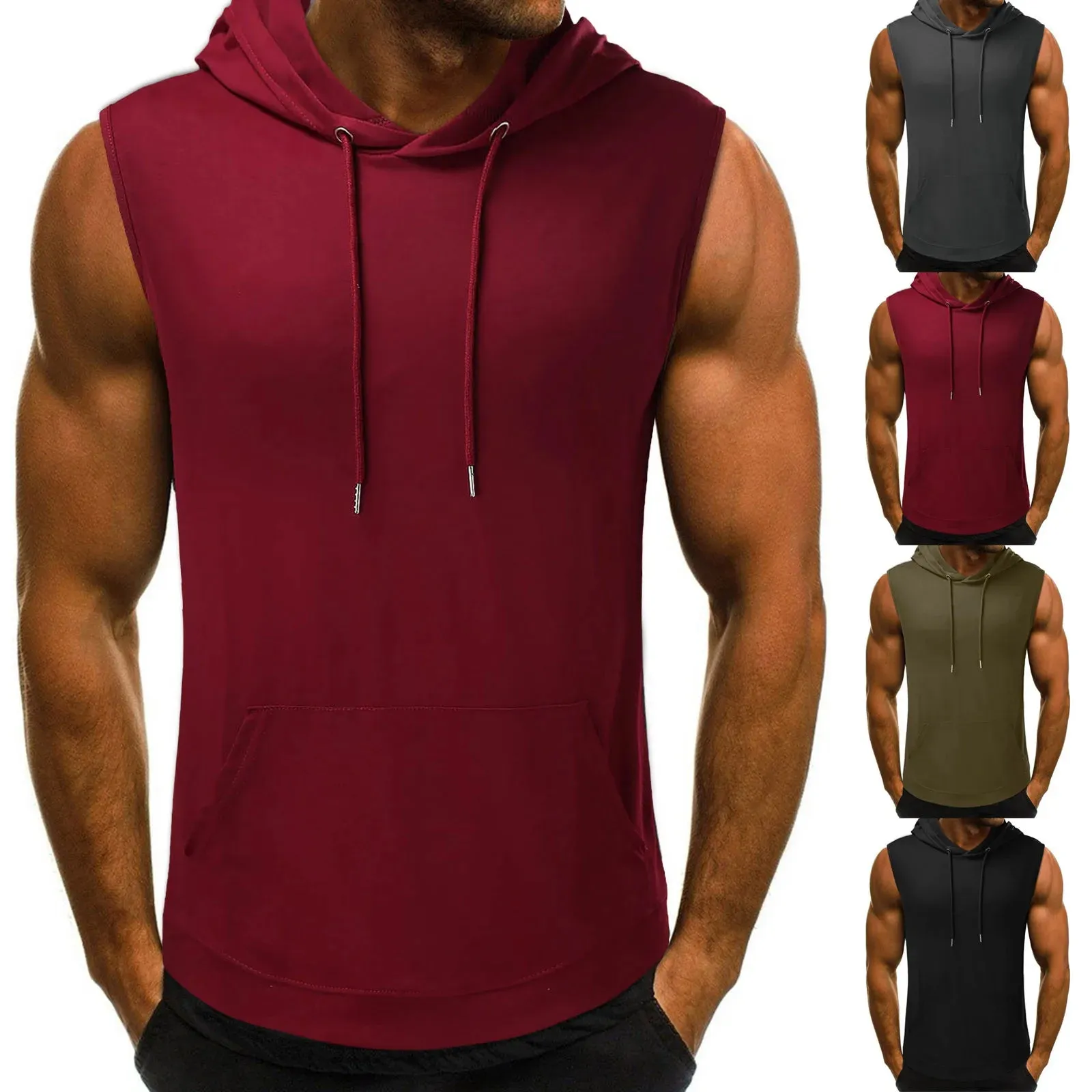 Funki Buys | Shirts | Men's Sleeveless Tank Top | Hoodie