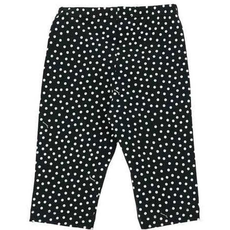 Girls Black Spot Cycling Short