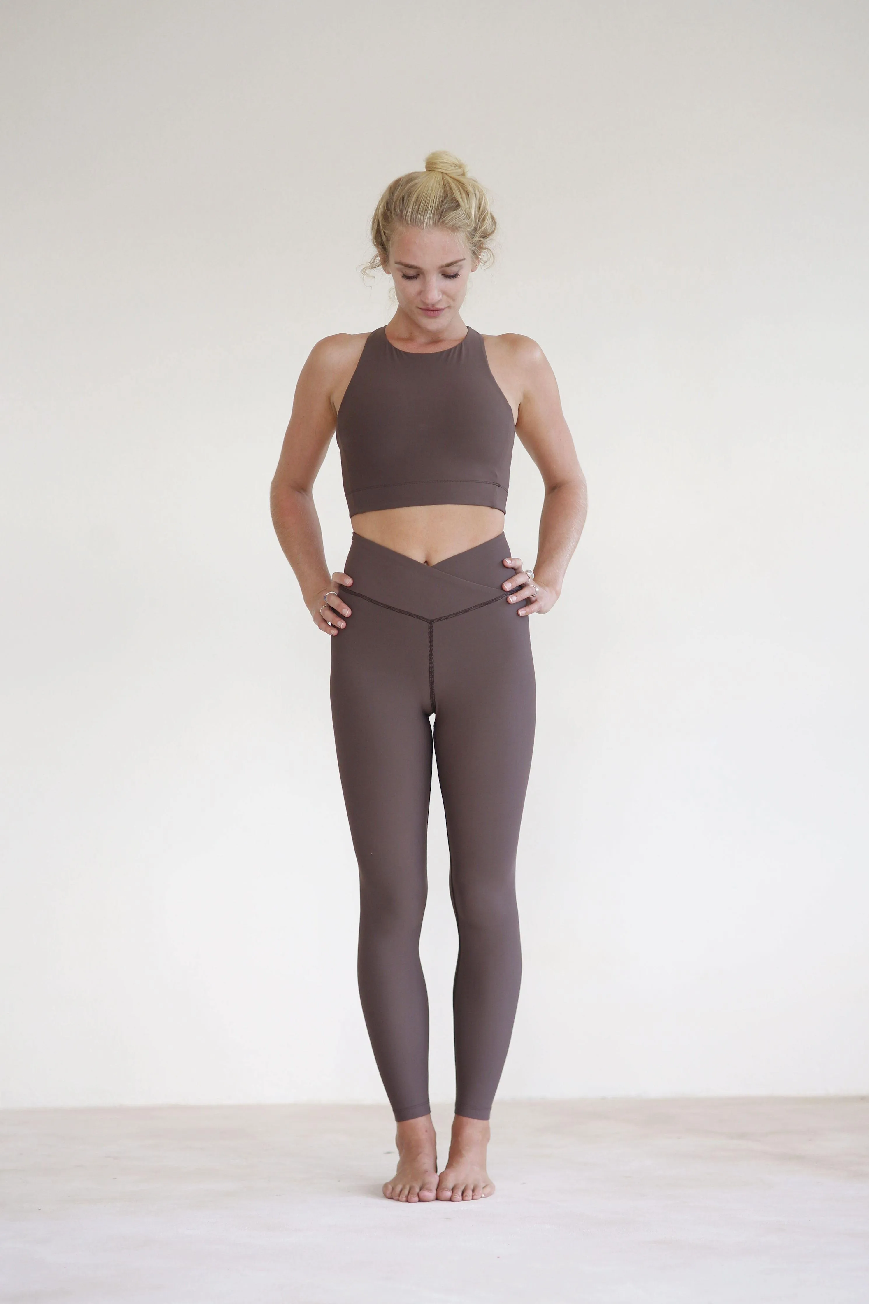 Goddess Suede Leggings Coco