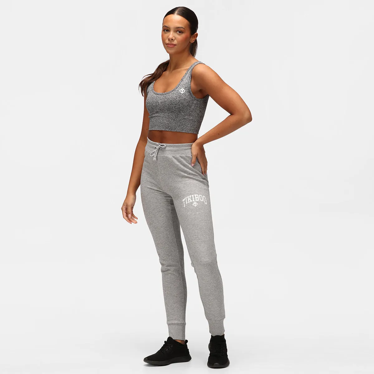 Grey Athleisure Joggers