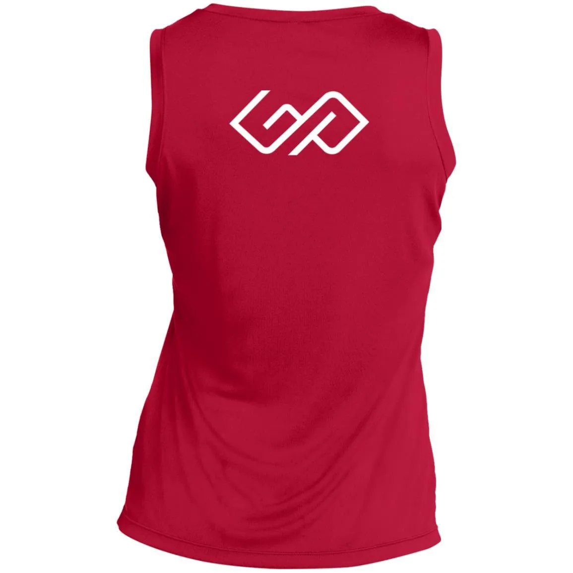 GYMPOLO-(PNG) LST352 Ladies' Sleeveless V-Neck Performance Tee