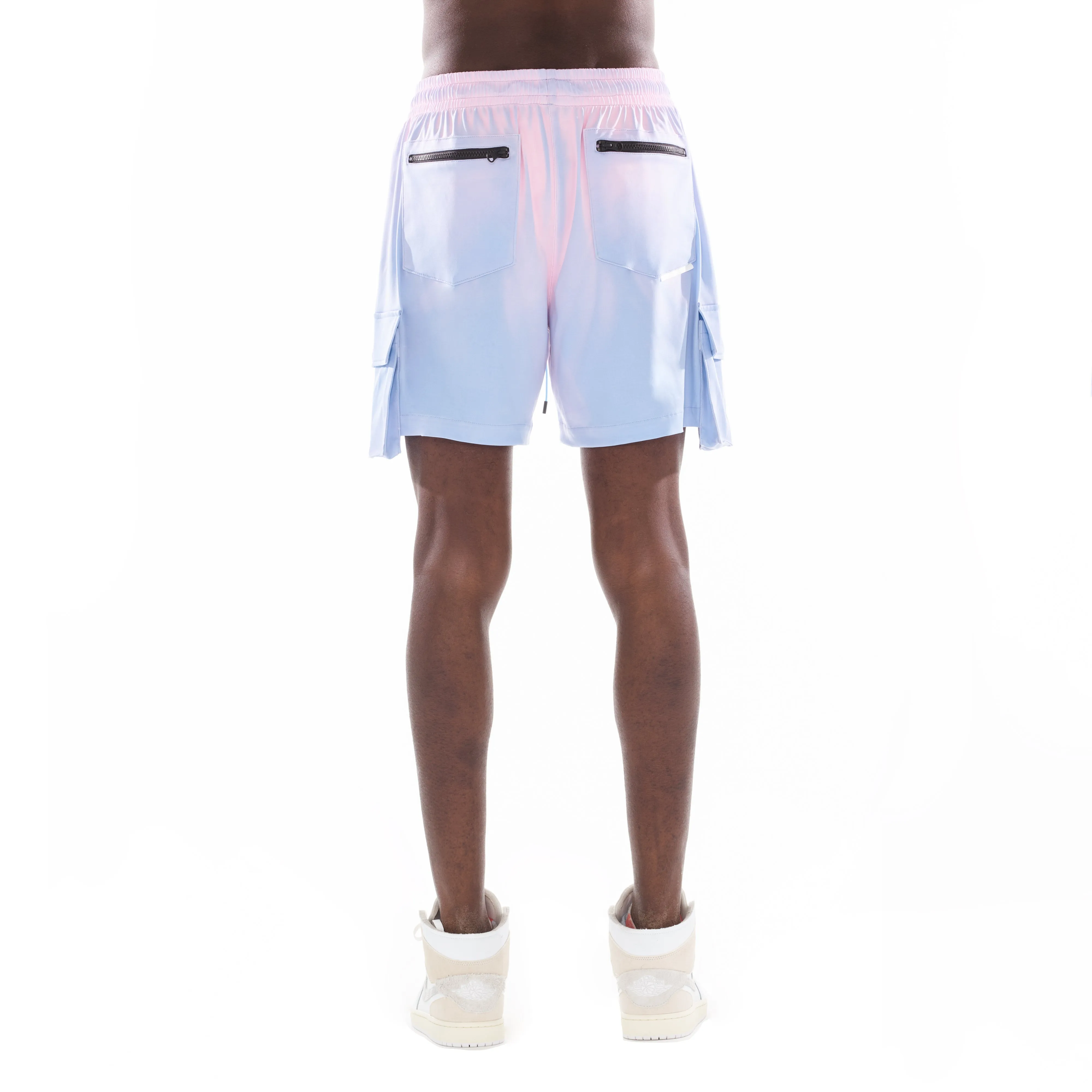 HEAT SENSITIVE NYLON SHORTS IN SKY