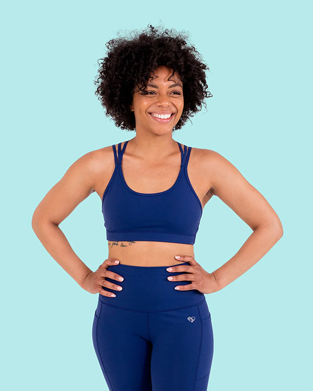 HERO Sports Bra Navy Blue