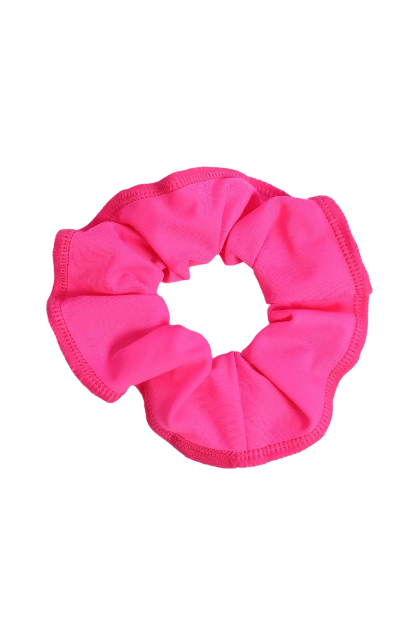 Hot Pink Lycra Scrunchie