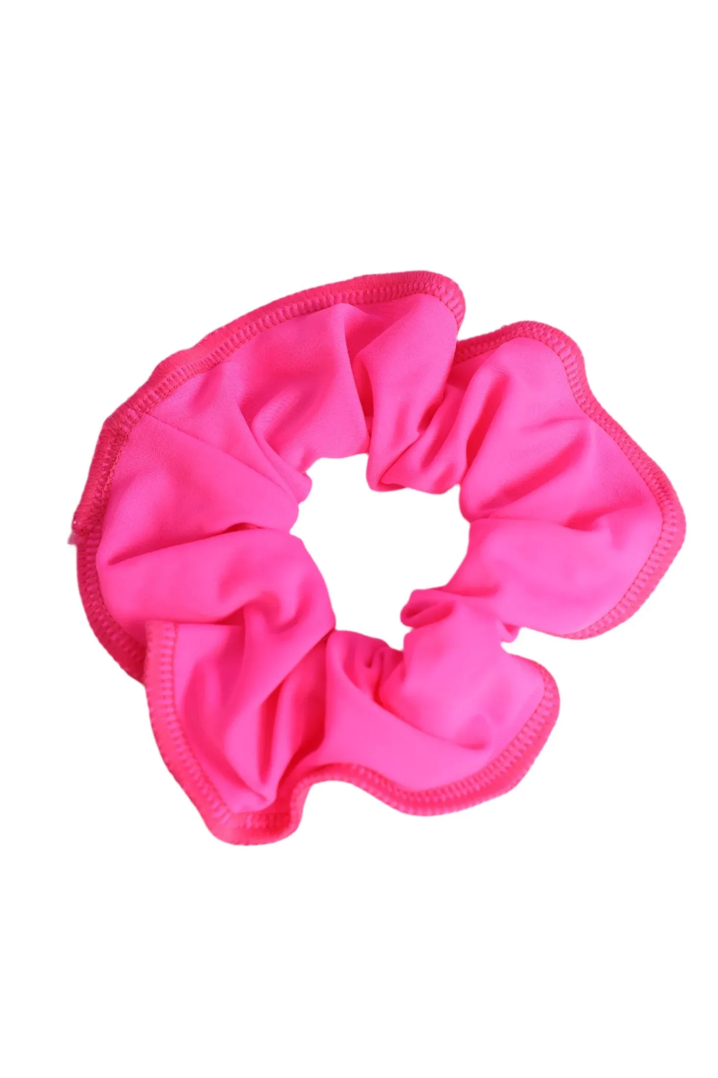 Hot Pink Lycra Scrunchie