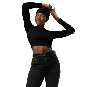 Humble Sportswear™ Black Compression Crop Top