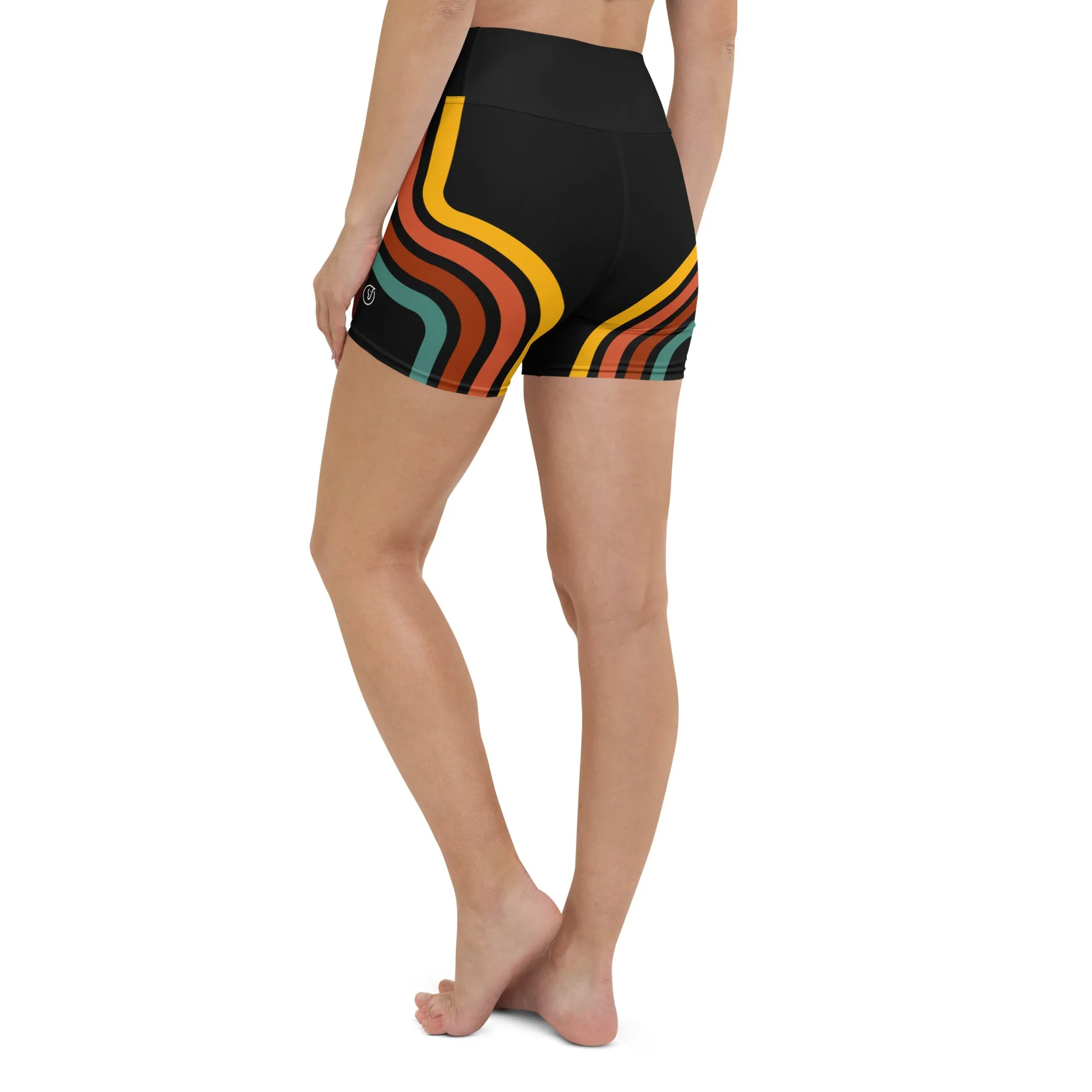 Humble Sportswear™ Black Stripe Spandex Shorts