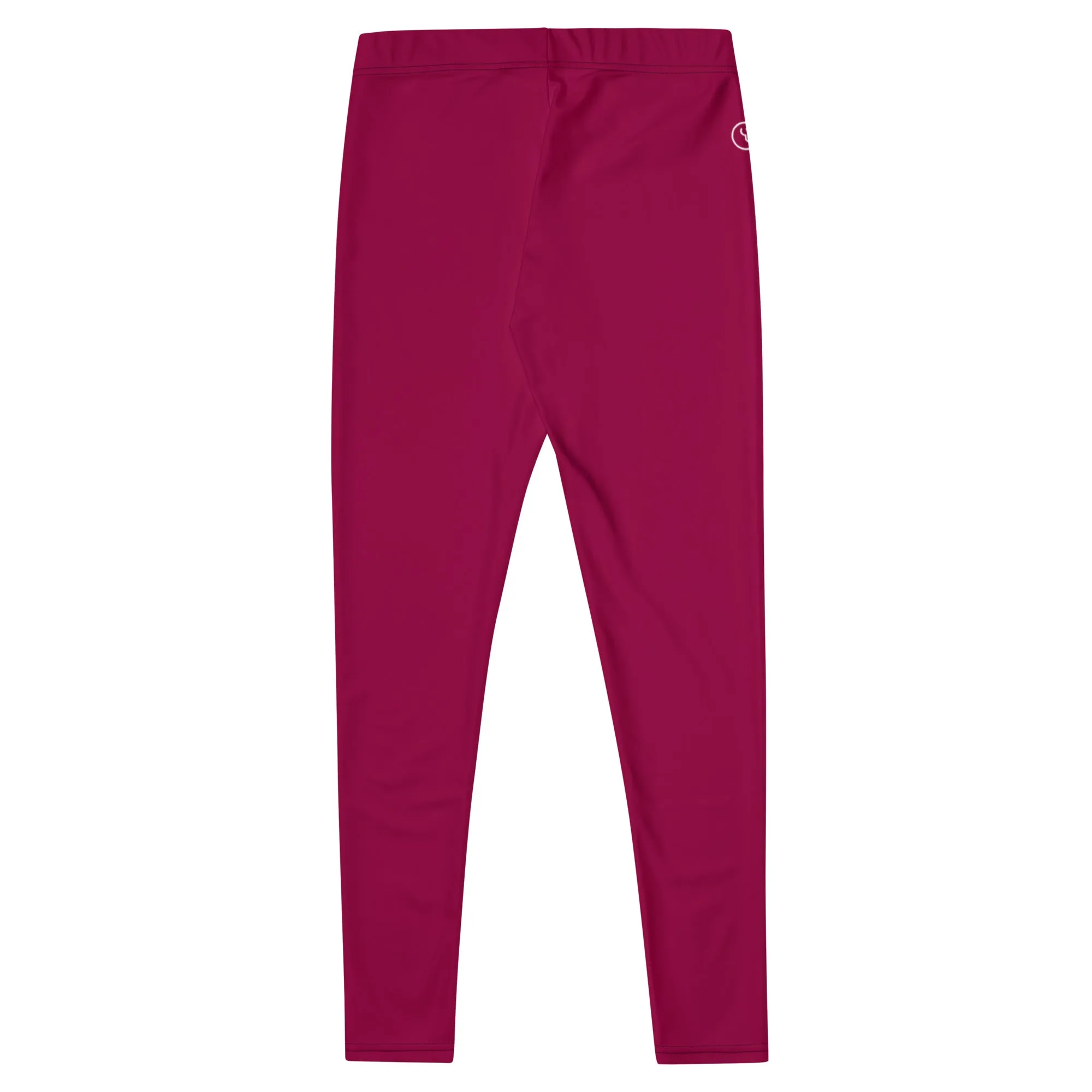 Humble Sportswear™ Burgundy Spandex Leggings