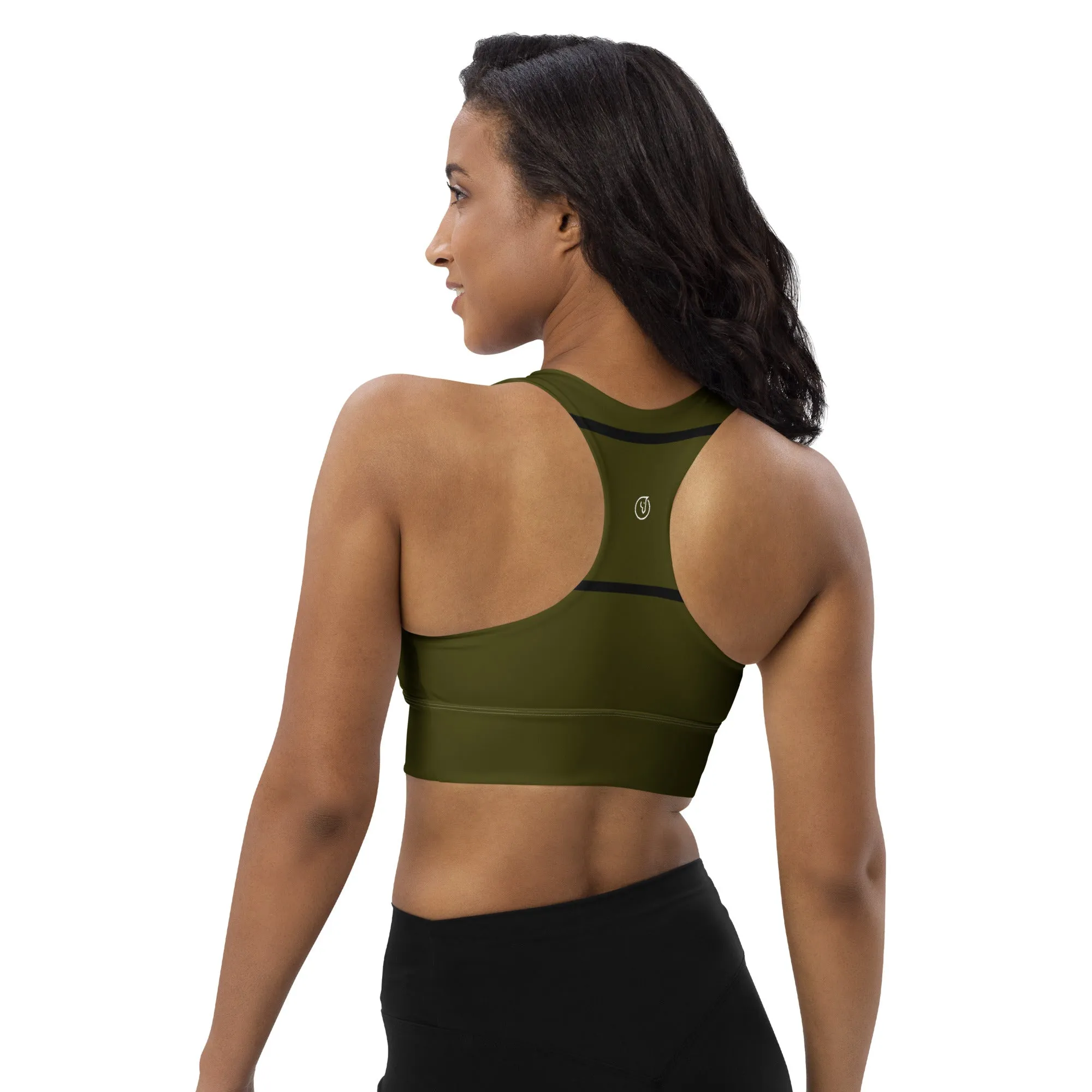 Humble Sportswear™ Hunter Green Compression Sports Bra