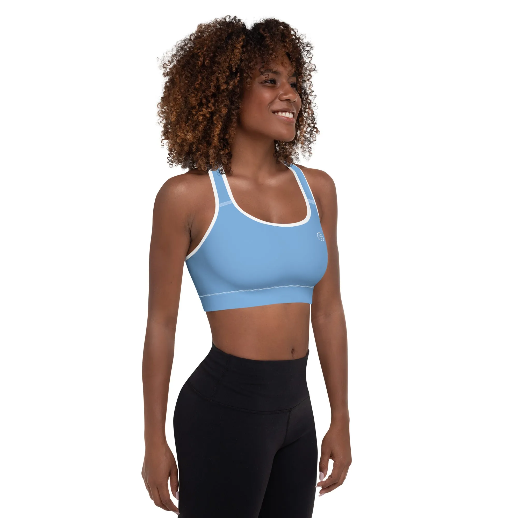 Humble Sportswear™ Jordan Blue Padded Dri-Fit Sports Bra