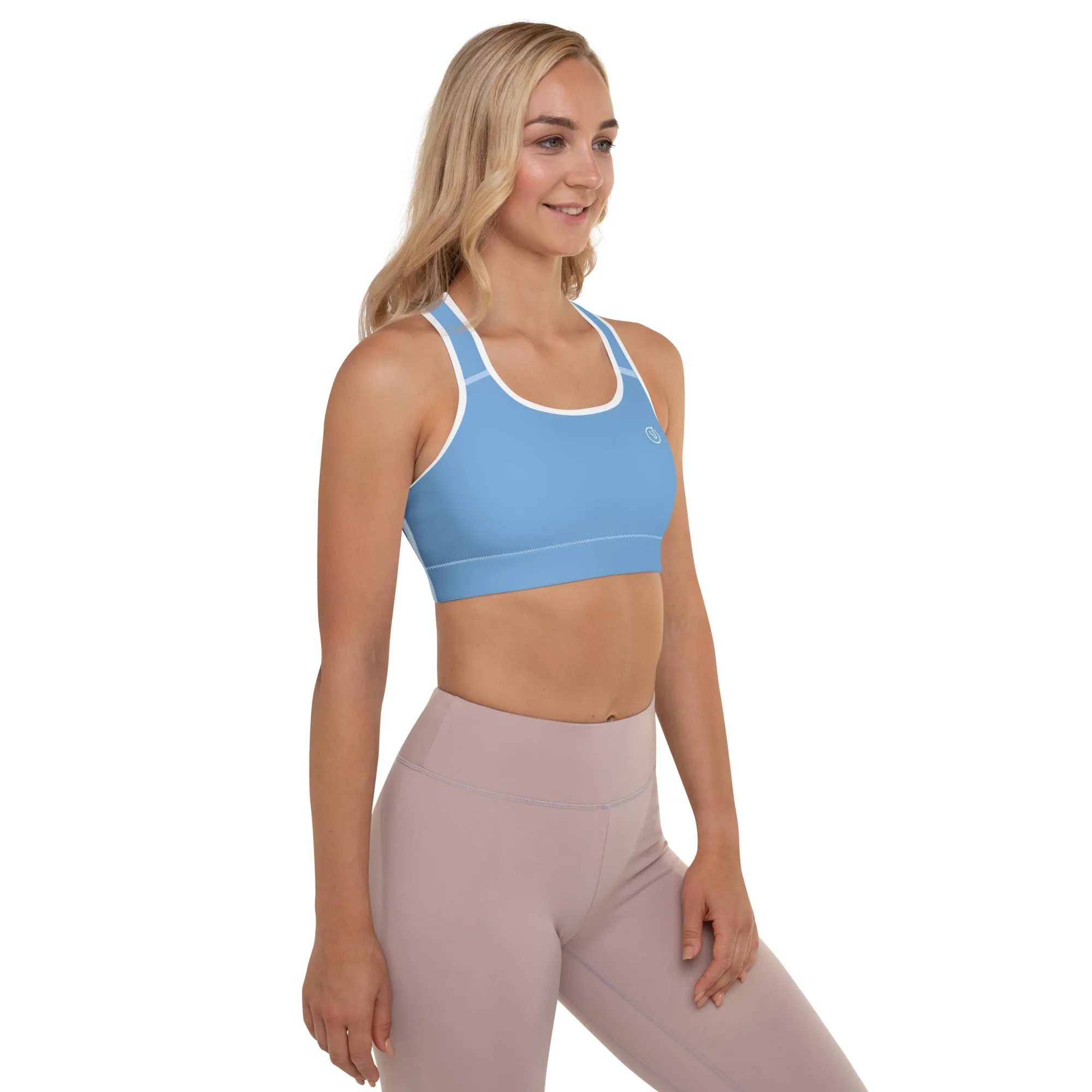 Humble Sportswear™ Jordan Blue Padded Dri-Fit Sports Bra