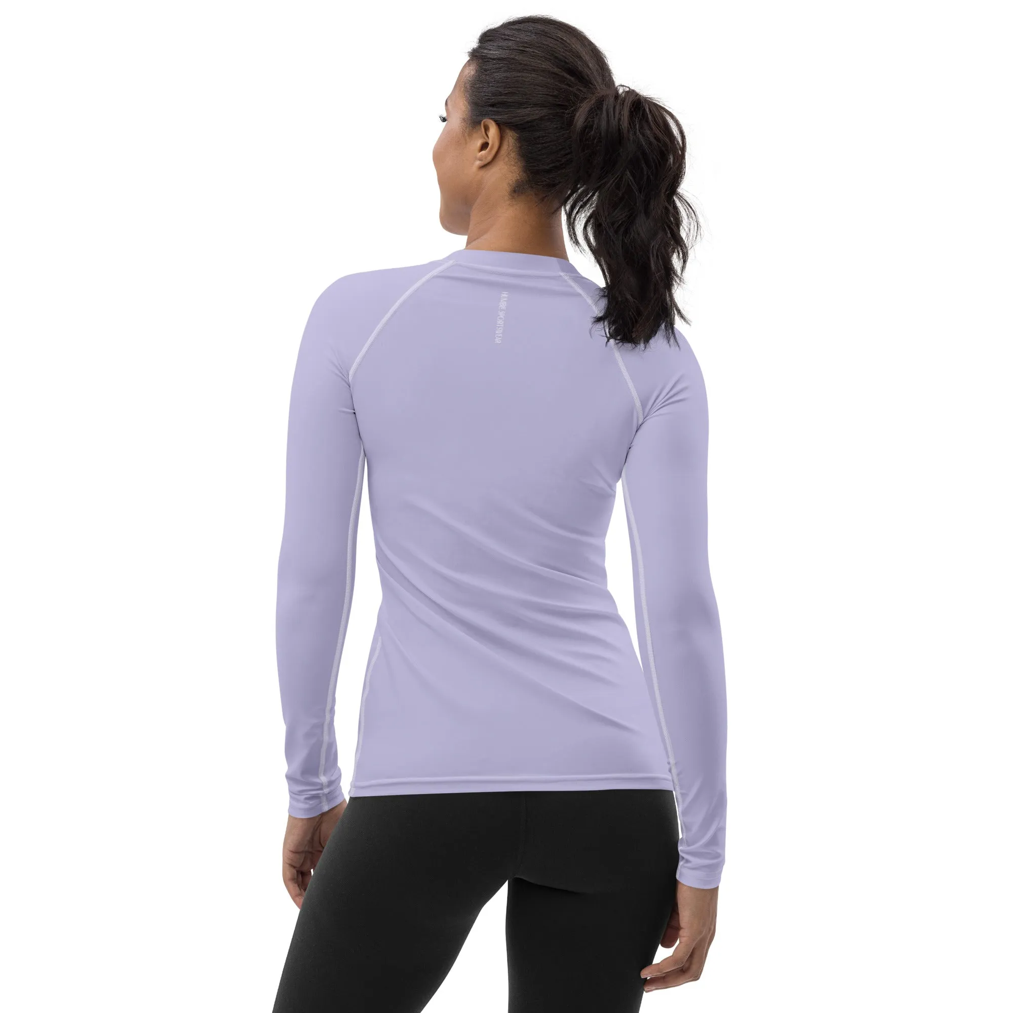 Humble Sportswear™ Melrose Purple Sports Rash Guard