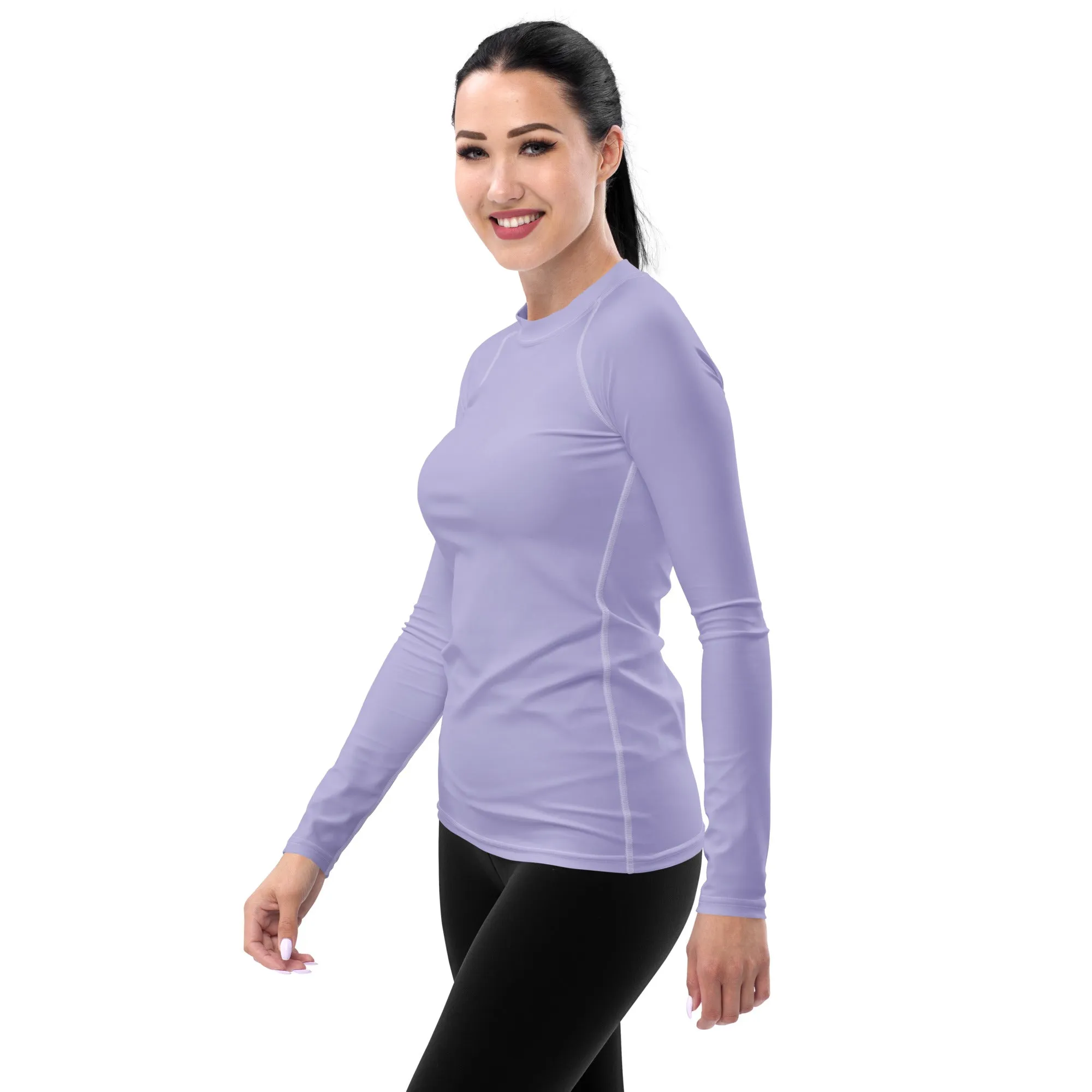 Humble Sportswear™ Melrose Purple Sports Rash Guard