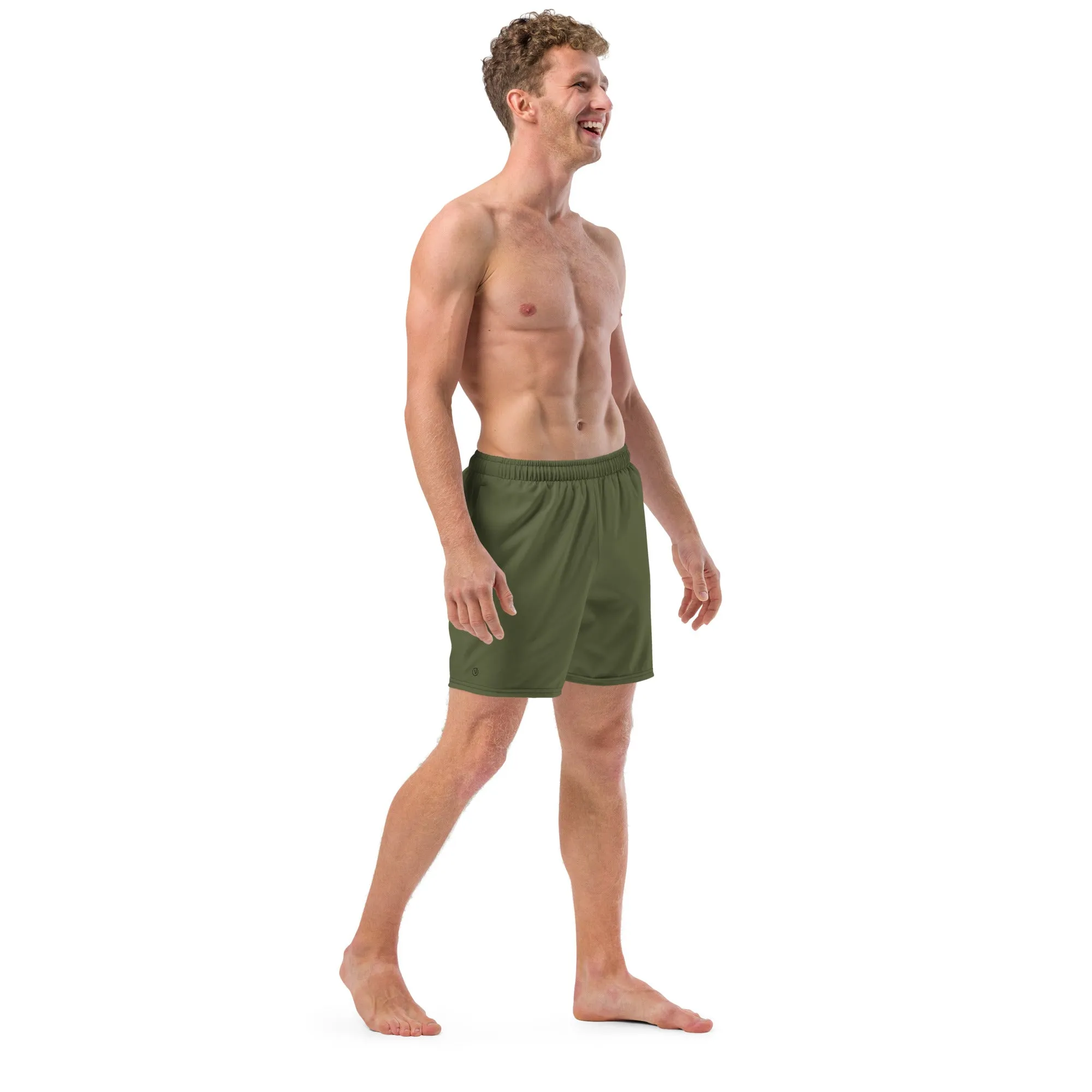 Humble Sportswear™ Men's Addie Green Swim Trunks