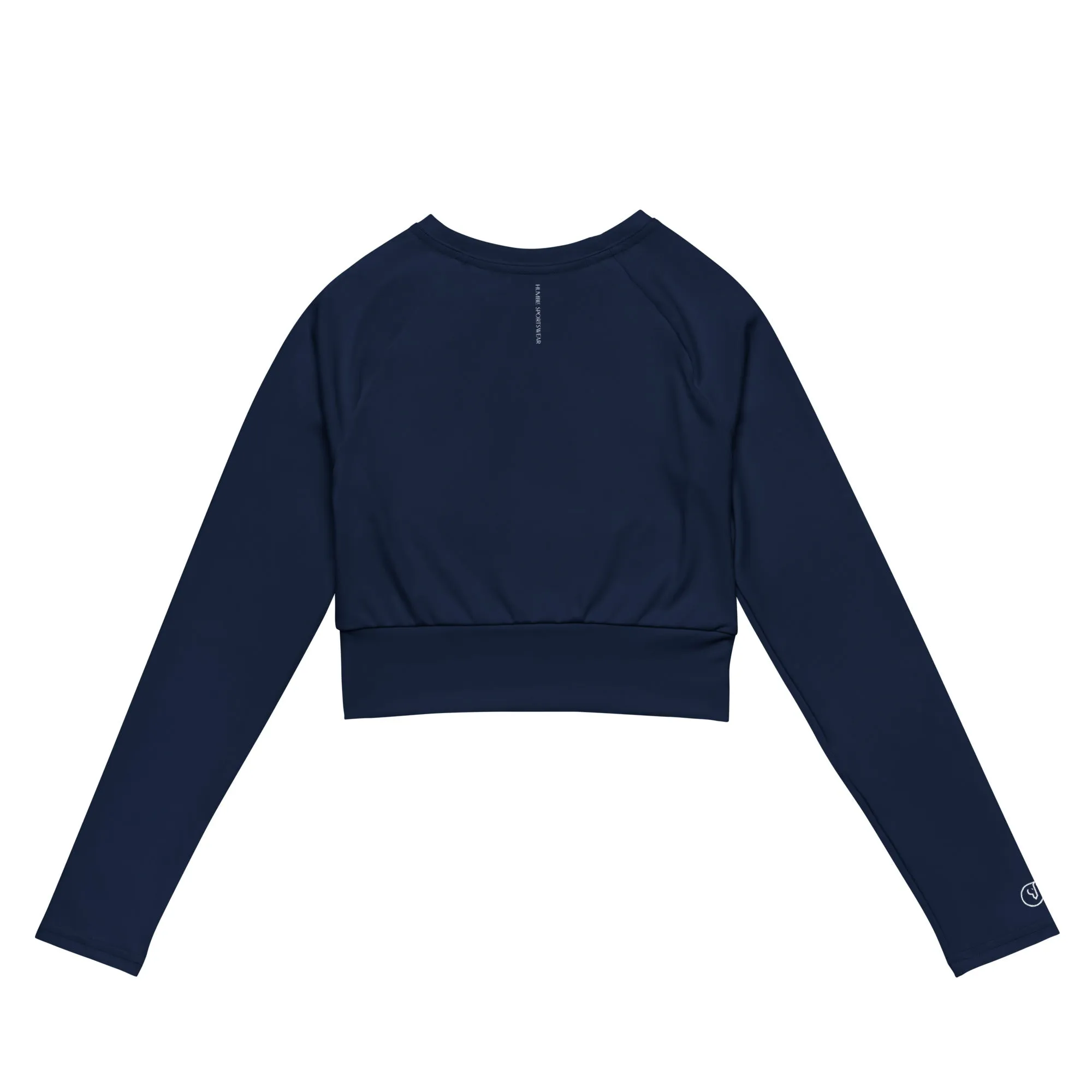 Humble Sportswear™ Navy Compression Crop Top