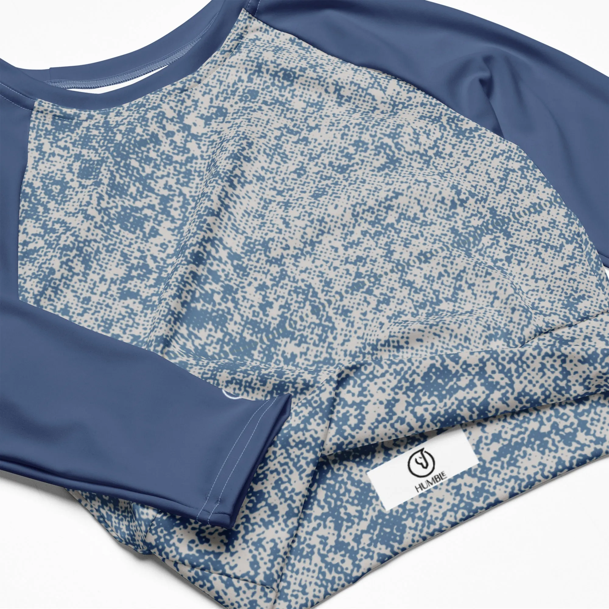 Humble Sportswear™ Rylee Blue Compression Crop Top