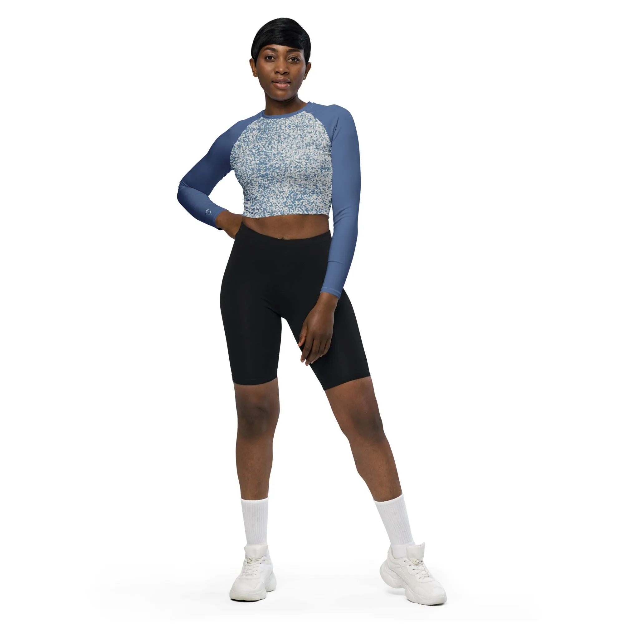 Humble Sportswear™ Rylee Blue Compression Crop Top