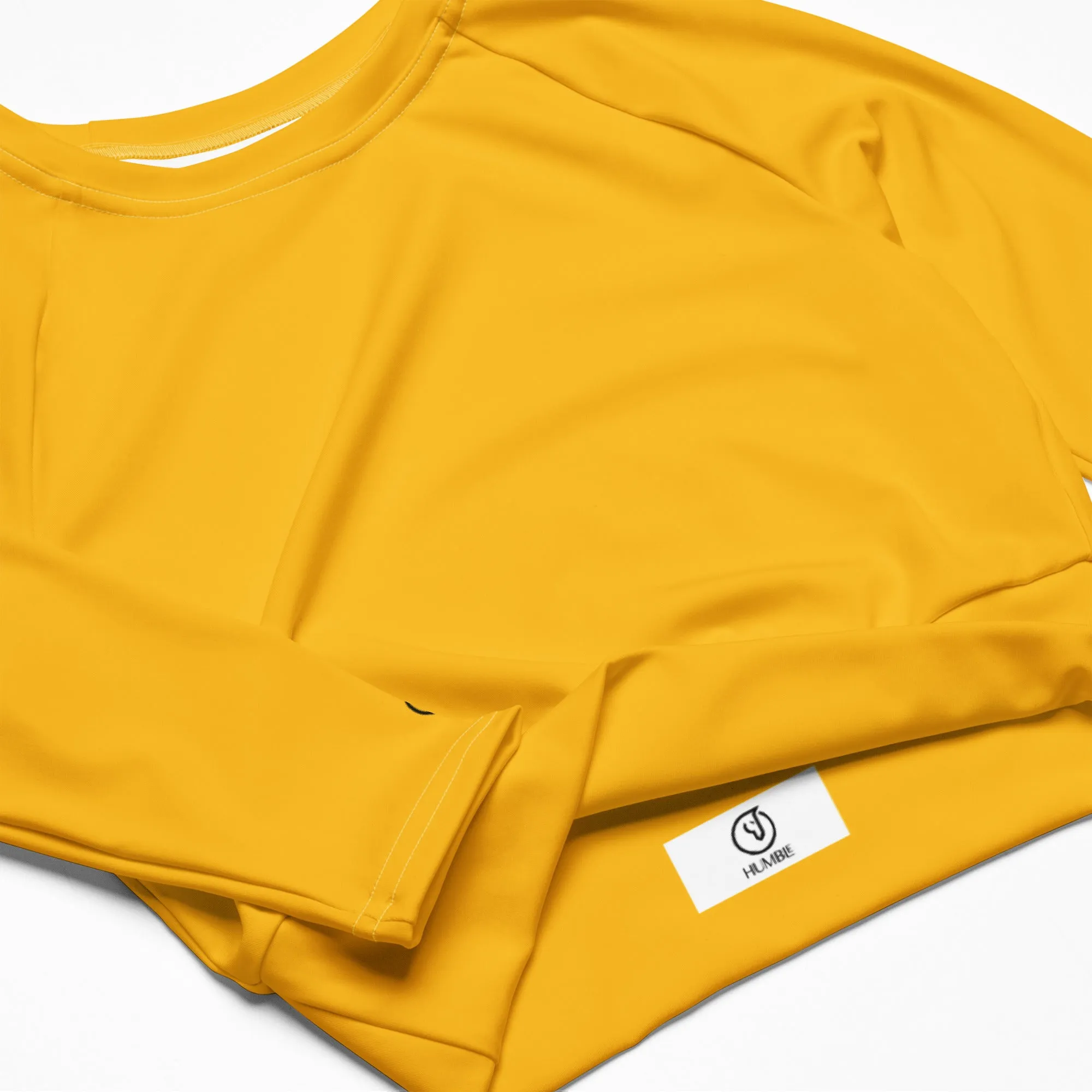 Humble Sportswear™ Saffron Compression Crop Top