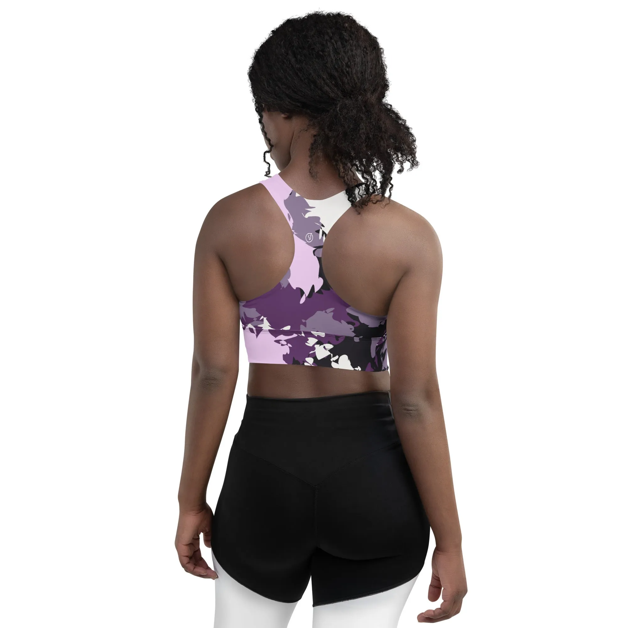 Humble Sportswear™ Trinity Mauve Compression Sports Bra