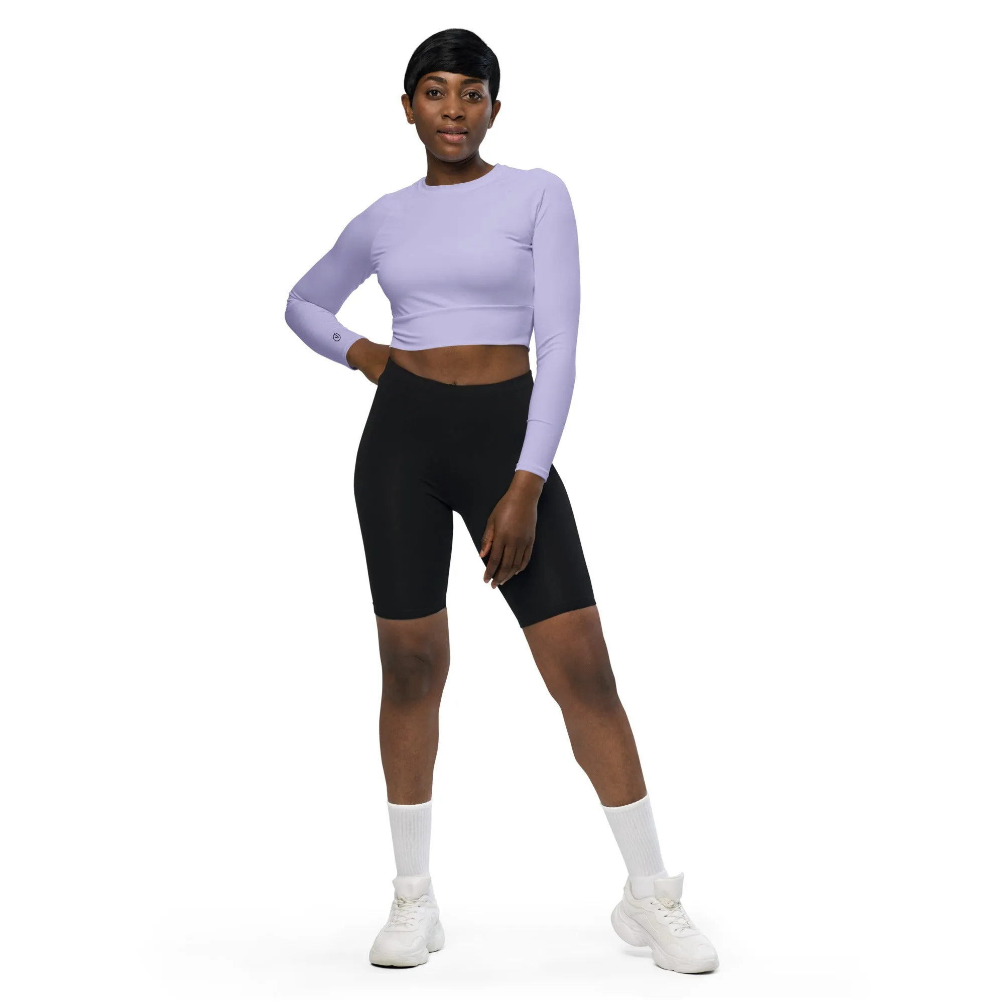 Humble Sportswear™ Yari Purple Compression Crop Top