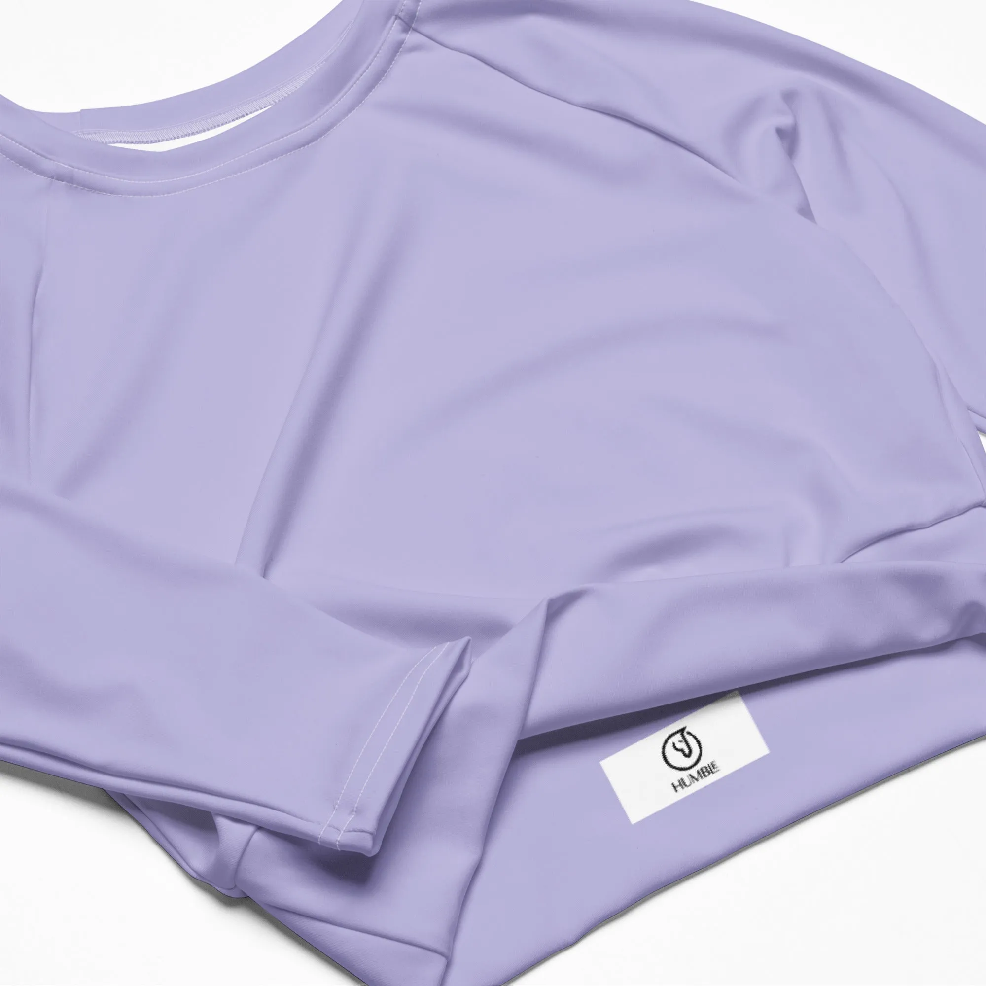 Humble Sportswear™ Yari Purple Compression Crop Top